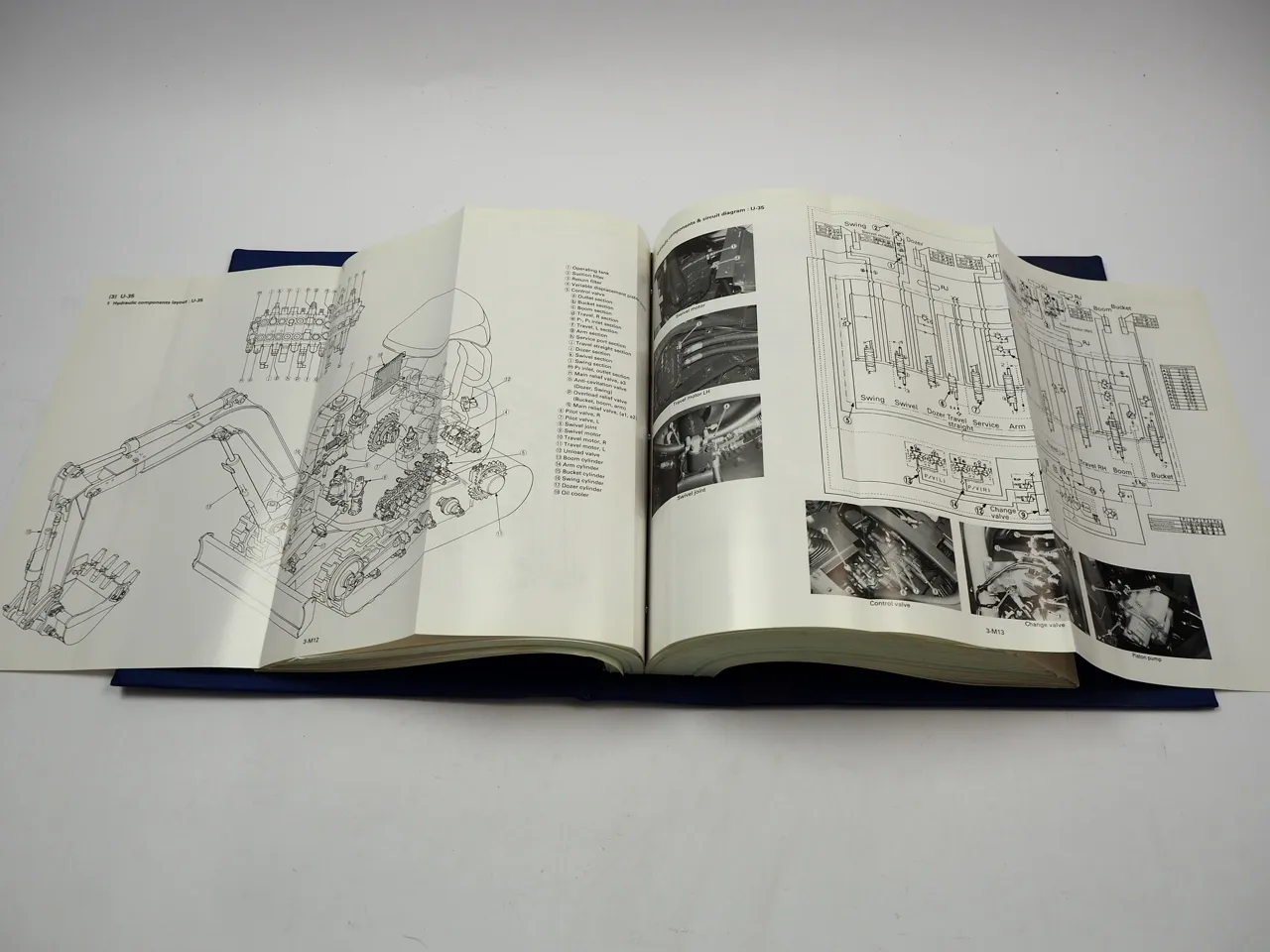 Kubota U-10 U-20 U-35 U-45 Bagger Werkstatthandbuch Excavator Workshop Manual