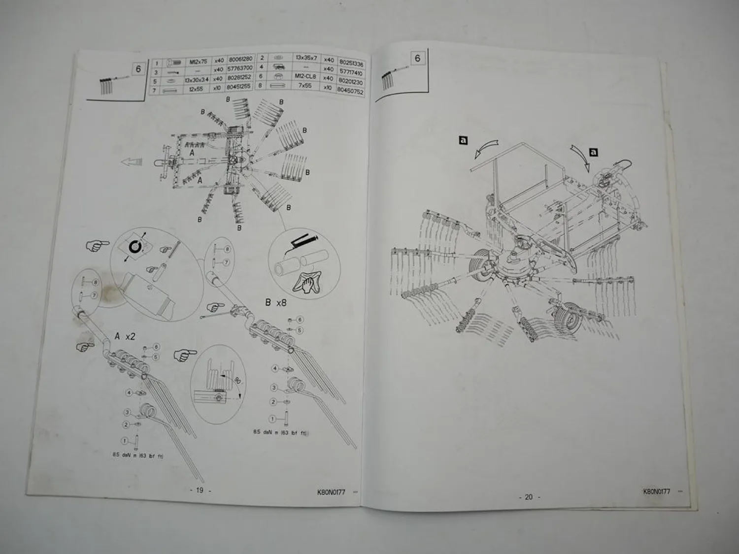 Kuhn GA4121 GM Giroschwader Montageanleitung 2006