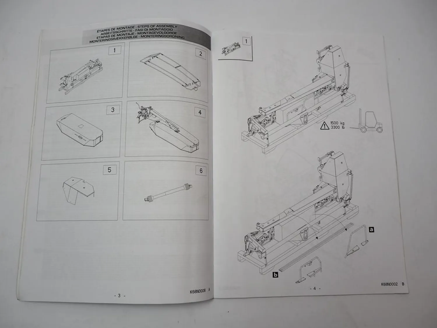 Kuhn GMD4010 Scheibenmäher Montageanleitung Assembly Instructions 2006