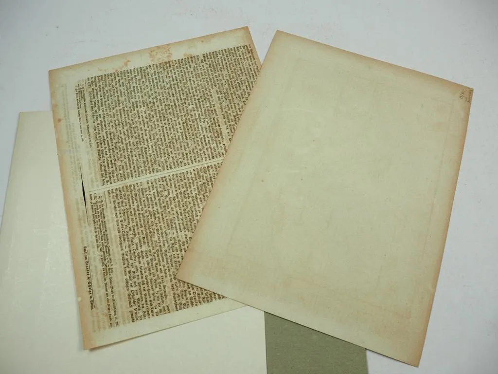 Kupferstich Landkarte Schlacht Mollwitz 1741 Schlesien Plan von Rothenburg 1830