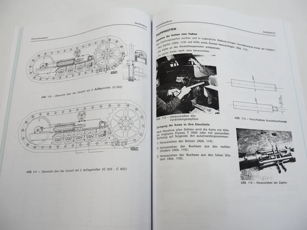 Lamborghini C 352 503 553 603 653 Werkstatthandbuch Raupenschlepper