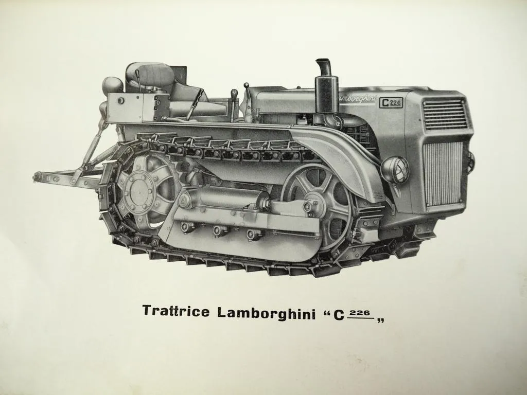 Lamborghini C226 istruzioni per luso e la manutenzione e catalogo ricambi 1967