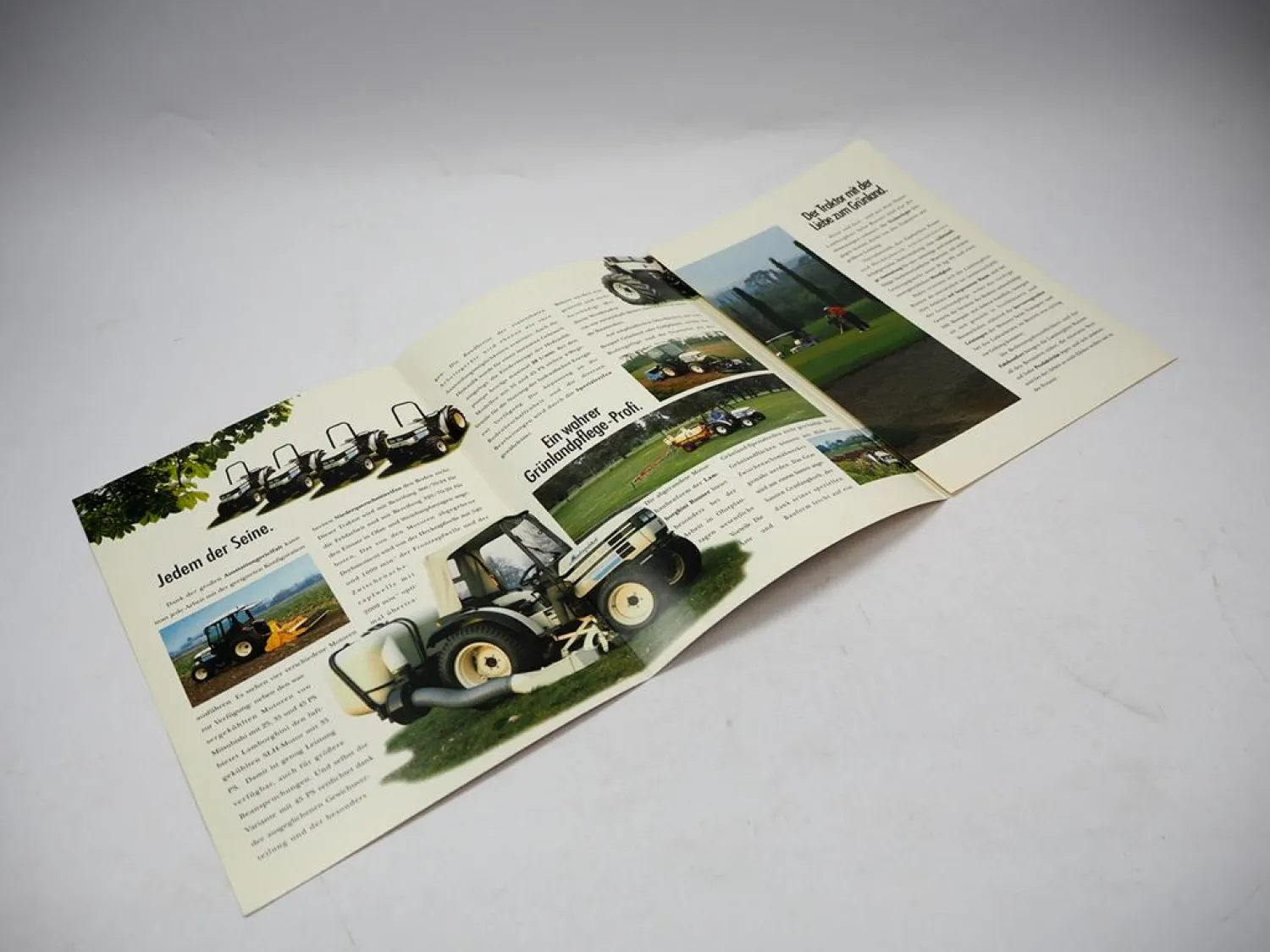 Lamborghini Runner 250 350 + A 450 Schlepper Prospekt Technische Daten 11/1995