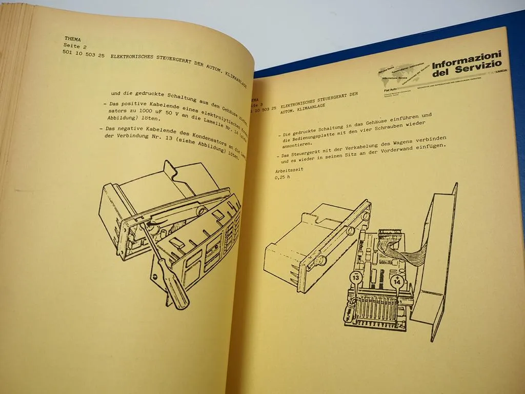 Lancia Thema 8.32 V6 2000 i.e 16V TDI Dedra Delta Y10 Service Informationen Werkstatthandbuch