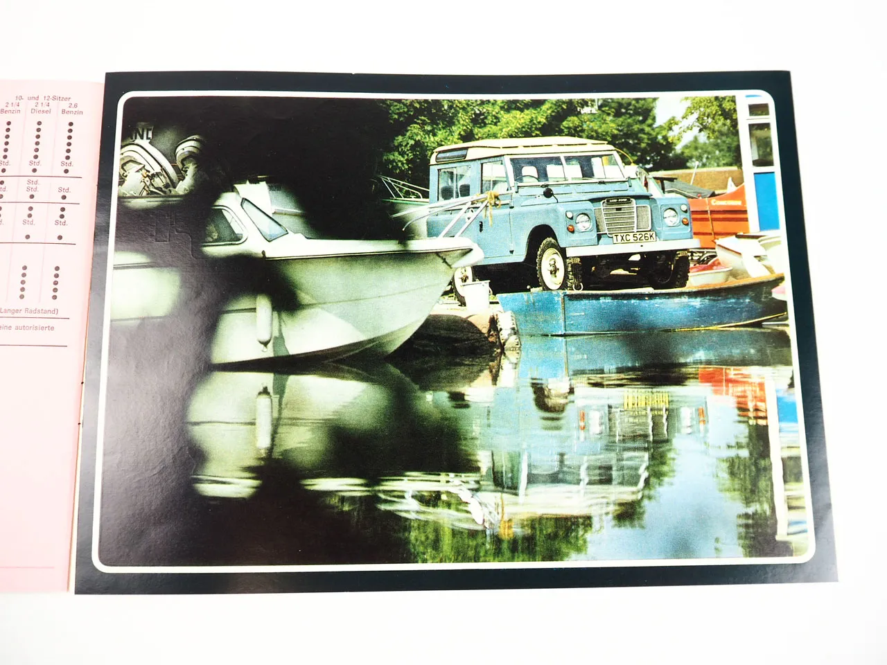 Land Rover 88 109 Station Wagen mit 7 10 12 Sitzen Prospekt ca. 1975