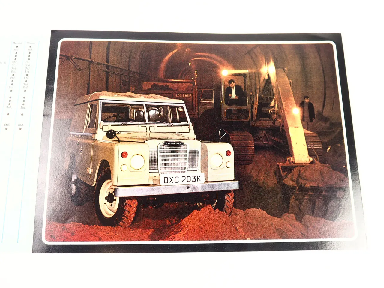 Land Rover 88 mit kurzem Radstand Prospekt ca. 1975