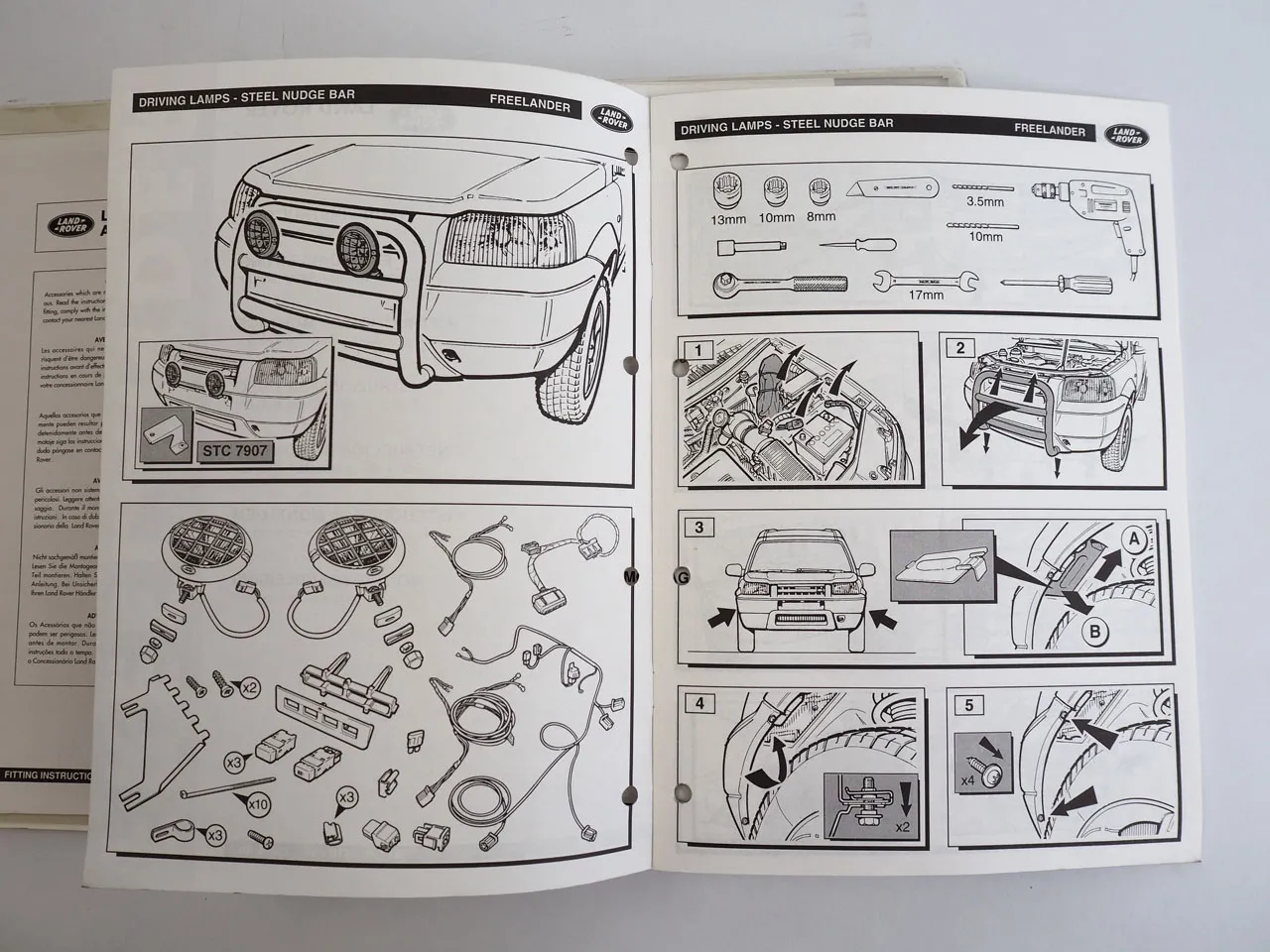 Land Rover Freelander Zubehör Accessories Einbauanleitung Fitting Instructions