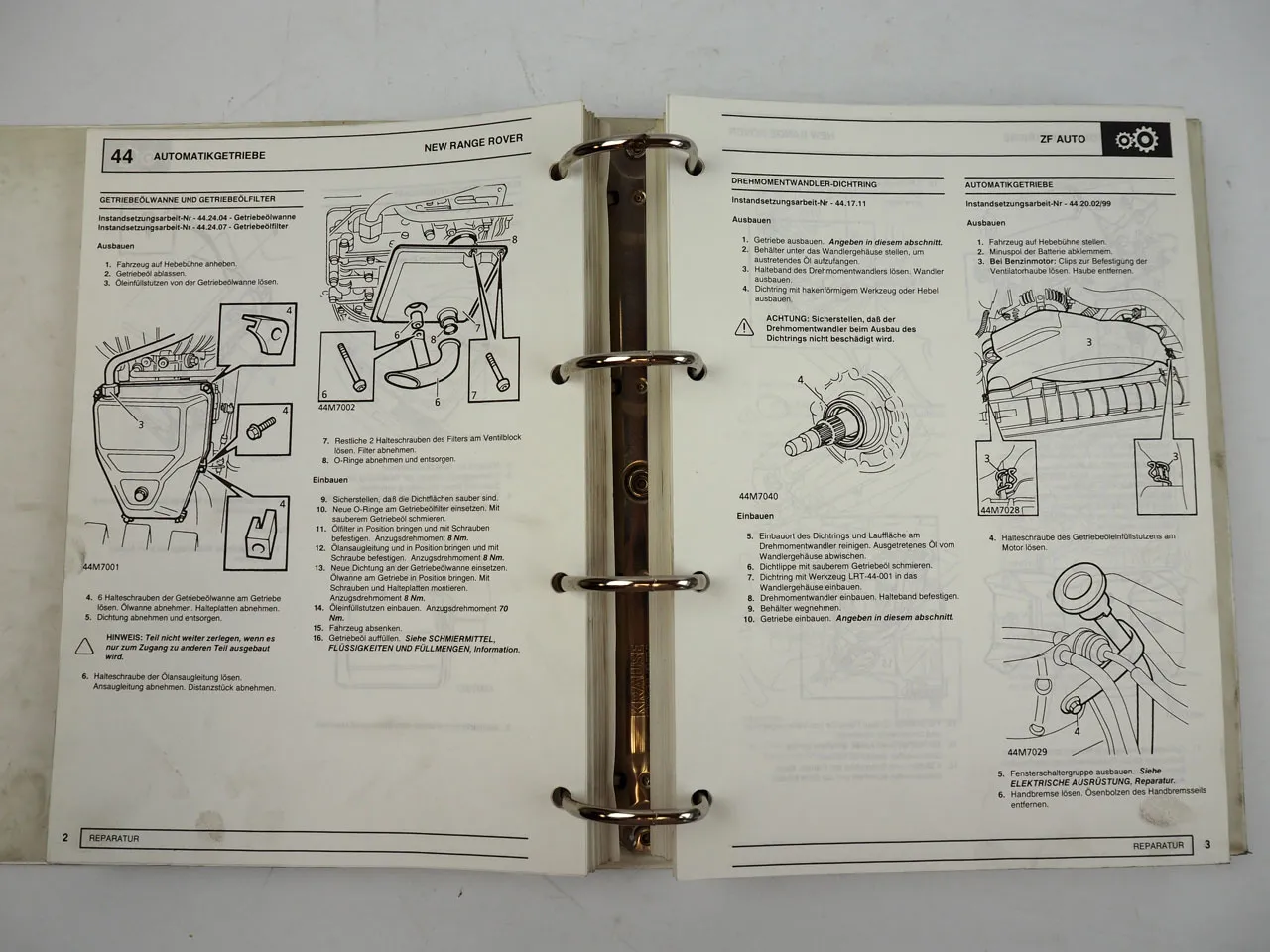 Land Rover New Range Rover ab MJ 1995 Werkstatthandbuch Störungssuche Elektrik