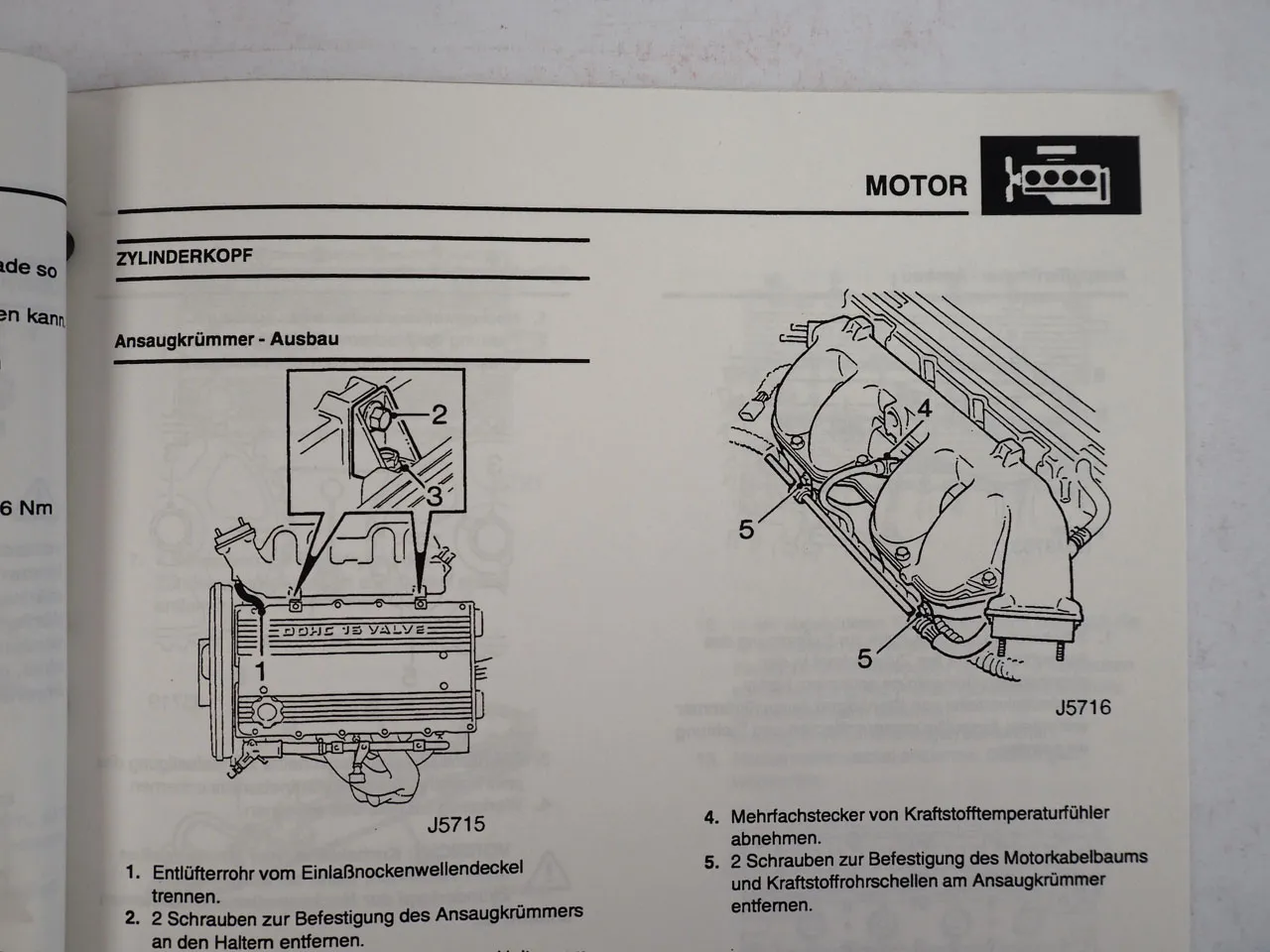 Land Rover T Motor Discovery MPi Werkstatthandbuch Reparaturanleitung 1997