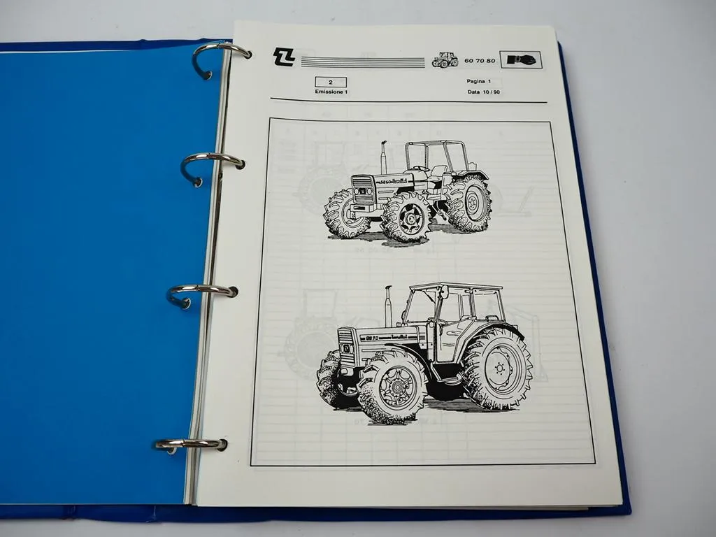 Landini 5860 - 8860 5870 - 8870 6880 - 9880 Schlepper Richtzeiten Reparatur 1990