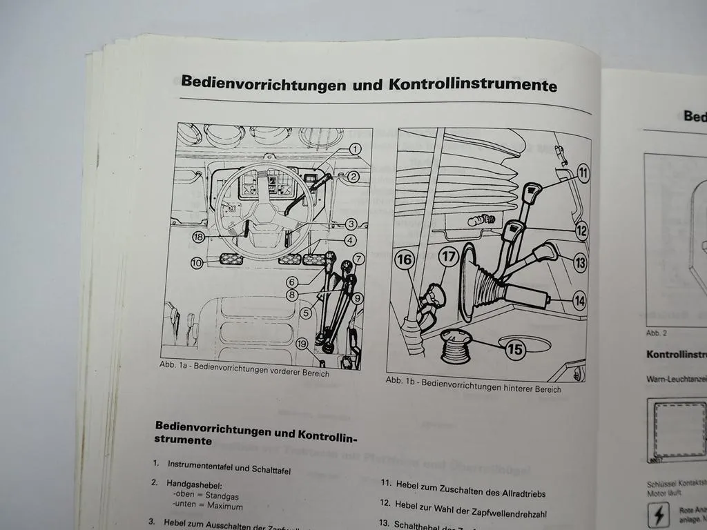 Landini Serie 80 Evolution 6880 7880 8880 9880 Schlepper Betriebsanleitung 1998