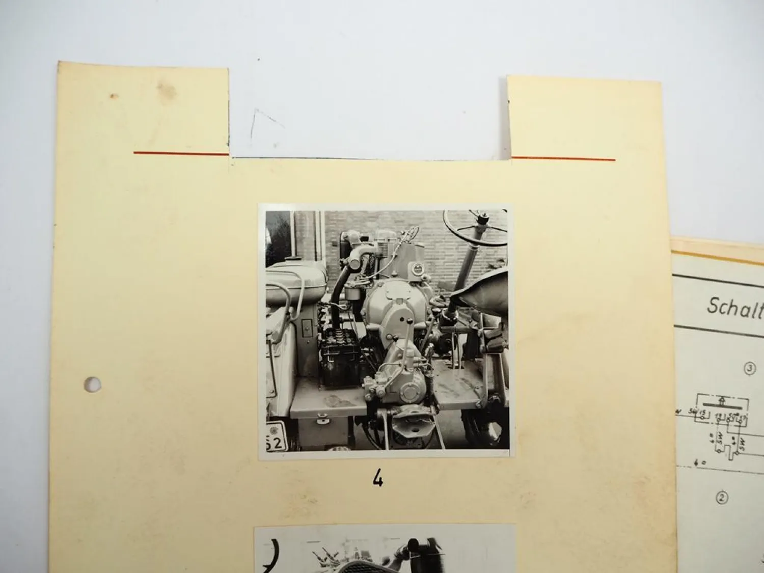 Lanz Alldog A1315 Geräteträger mit Dieselmotor MWM AKD10Z Foto Einbau 1962