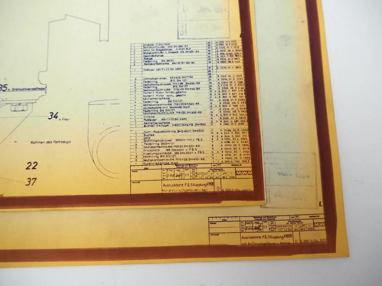 Lanz Alldog A1315 Geräteträger mit Dieselmotor MWM AKD10Z Foto Einbau ca. 1962