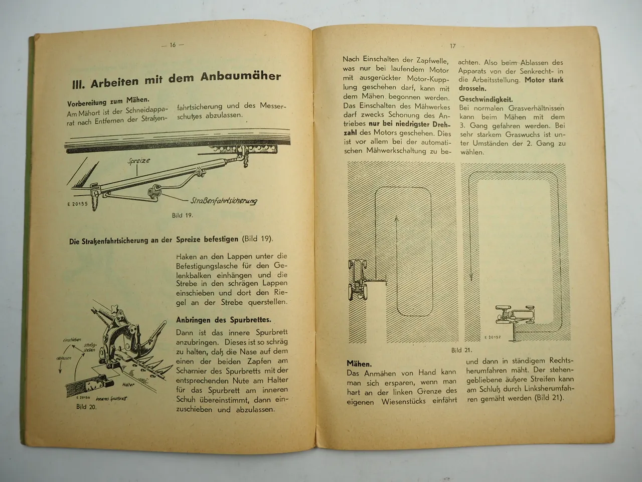 Lanz Alldog Anbaugrasmäher 4,5 und 5 Zoll Bedienungsanleitung Ersatzteilliste