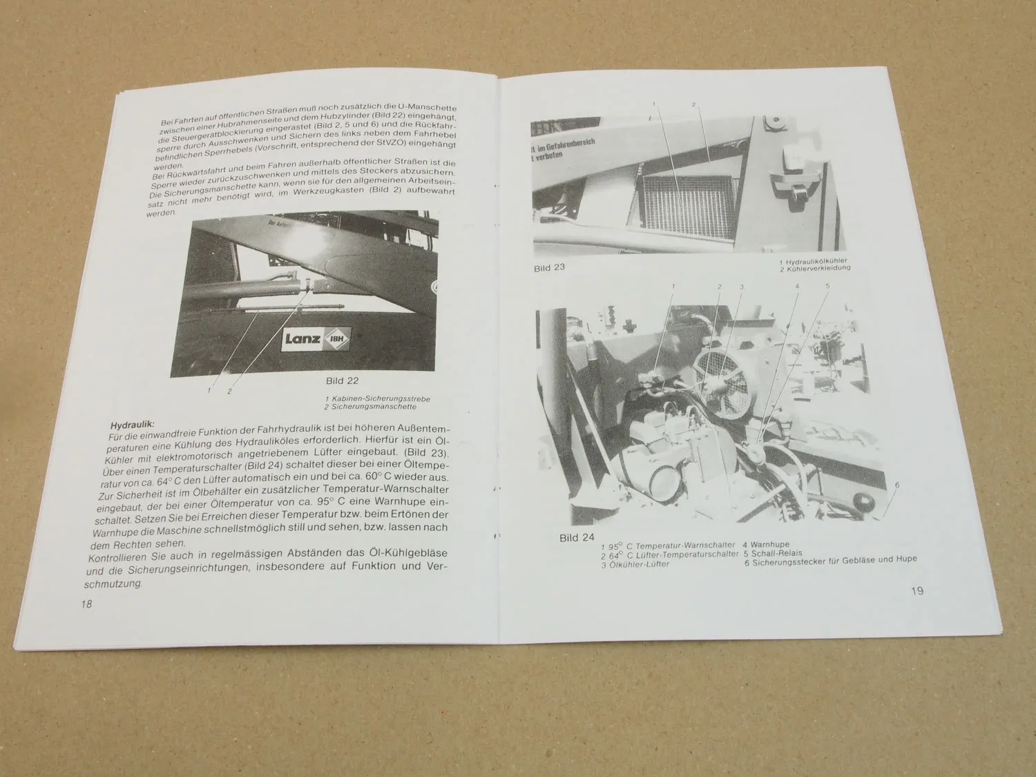 Lanz Zetcat LL50 LL60 Betriebsanleitung Bedienungsanleitung
