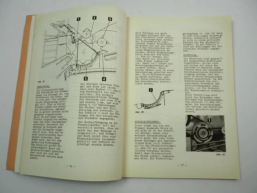 Laverda M112 Mähdrescher Betriebsanleitung Bedienungsanleitung 1977