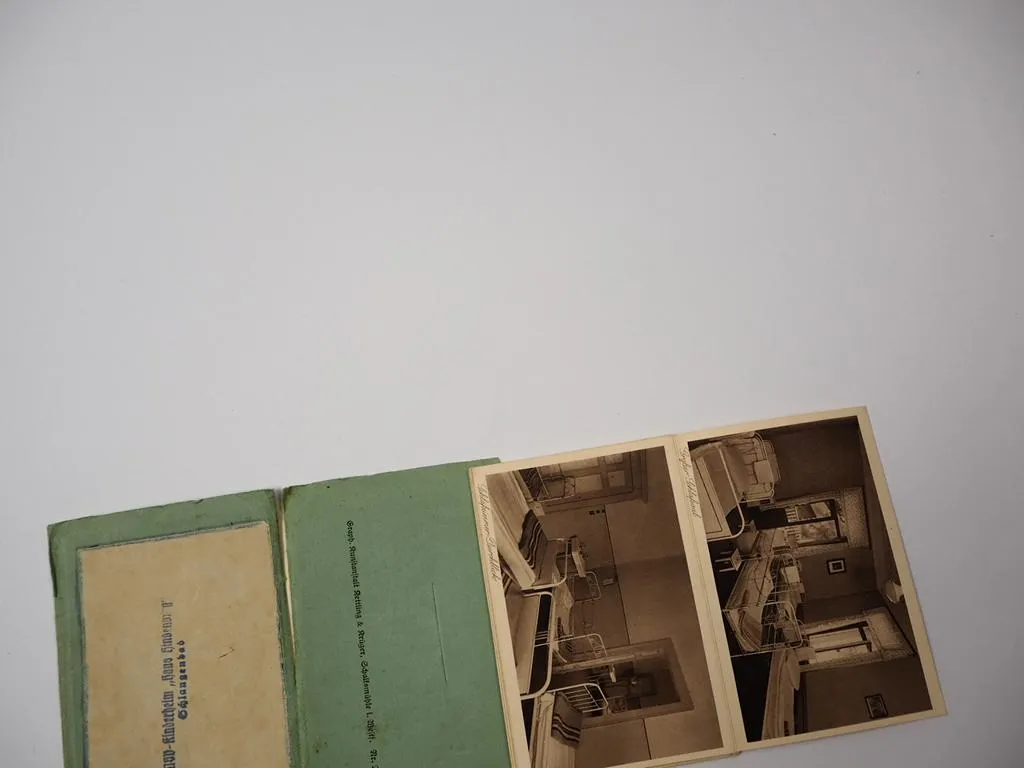 Leporello Bilder Kinderheim Haus Hindenburg Volkswohlfahrt Schlangenbad 1930er J.