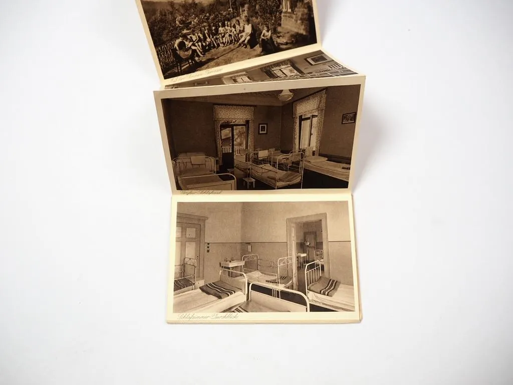 Leporello Bilder Kinderheim Haus Hindenburg Volkswohlfahrt Schlangenbad 1930er J.