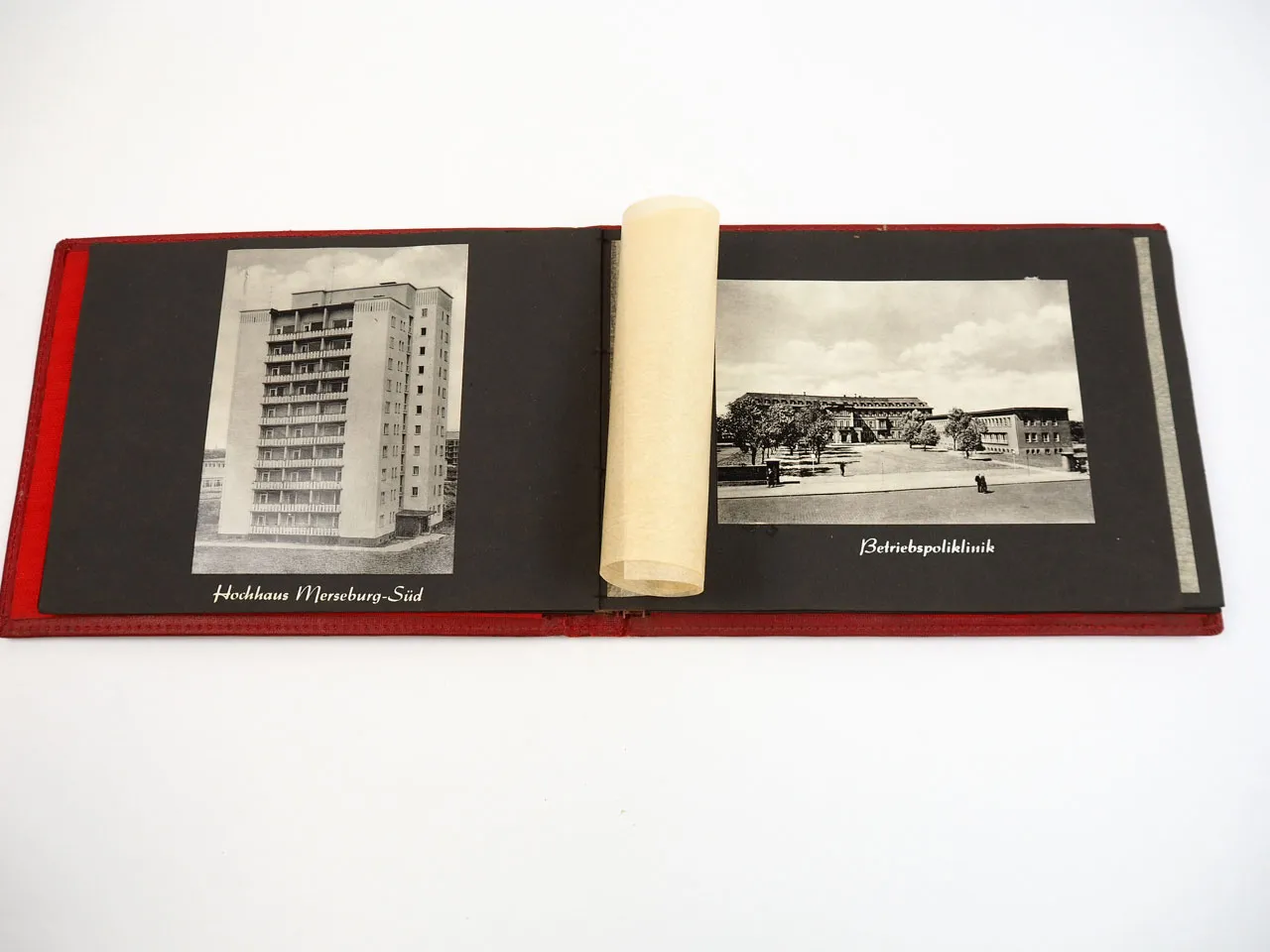 Leuna Fotoalbum für einen scheidenden Leuna Arbeiter ca. 1960 DDR