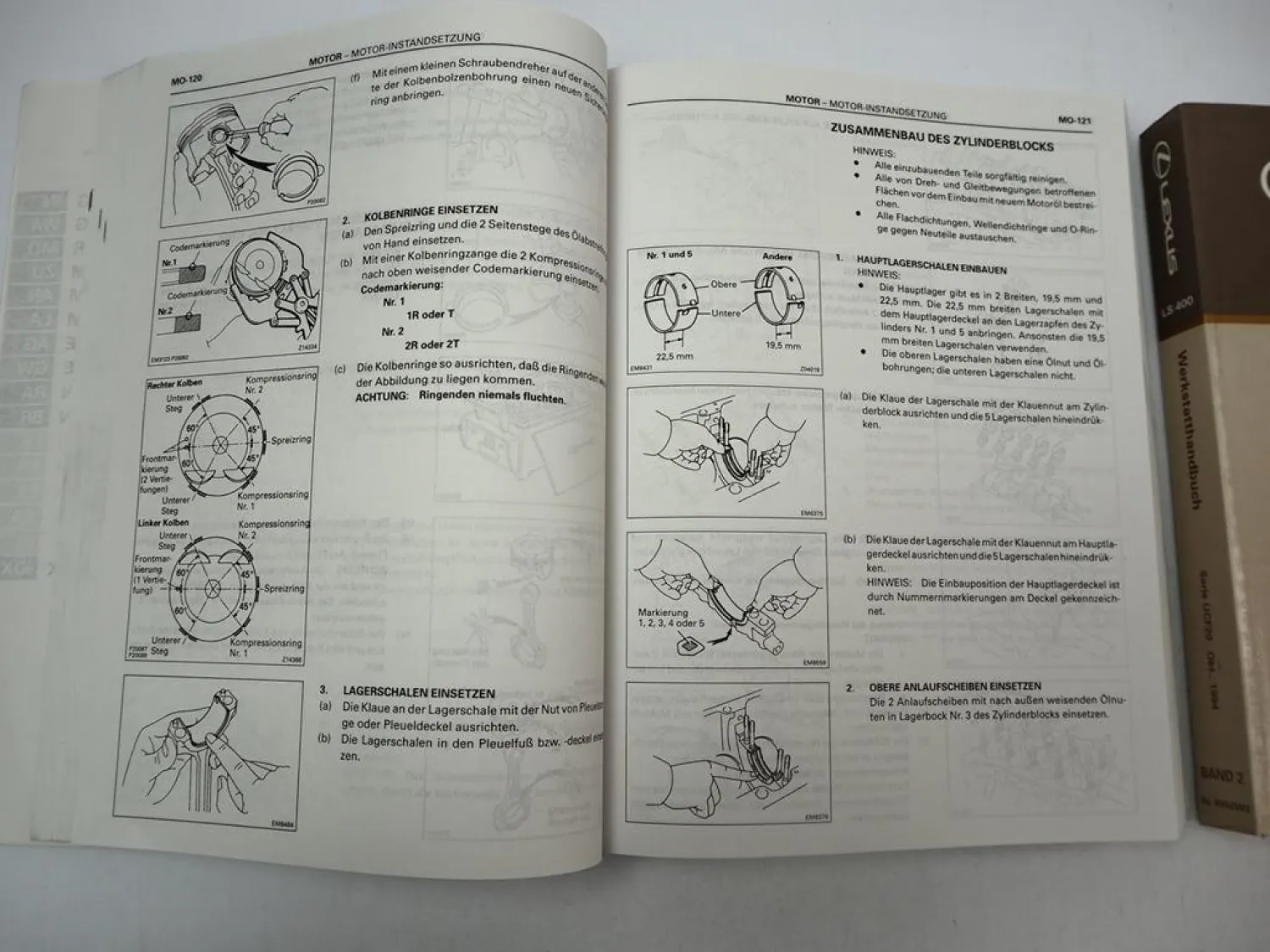 Lexus LS400 UCF20 ab 1994 Werkstatthandbuch Reparaturanleitung