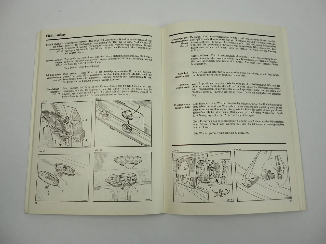 Leyland Austin 1300 Modell 1100 MKII Betriebsanleitung Wartung 1970