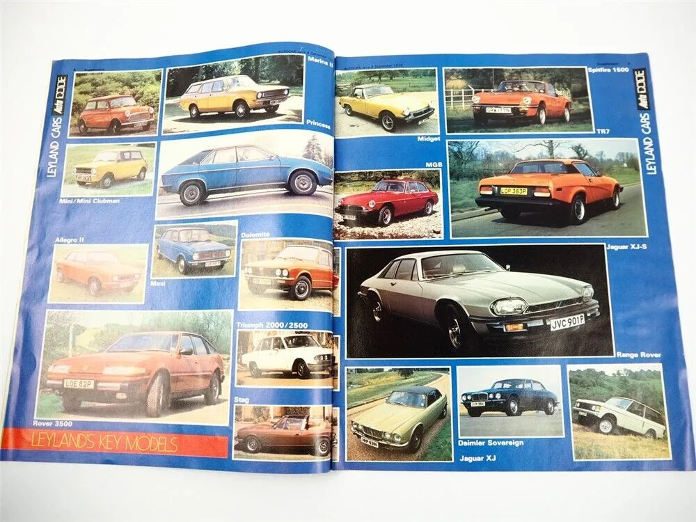 Leyland Cars Autocar magazine Mini Allegro Dolomite Princess Triumph Rover 1976
