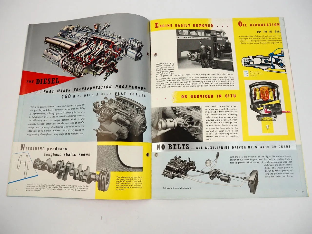 Leyland Royal Tiger Wordmaster Bus Series brochure 1965 Prospekt