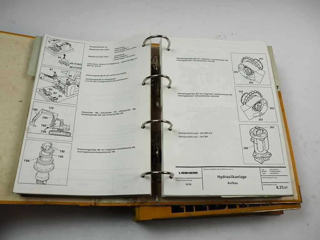 Liebherr A R 308 310 310B 312 316 Service Handbuch Bagger Werkstatthandbuch