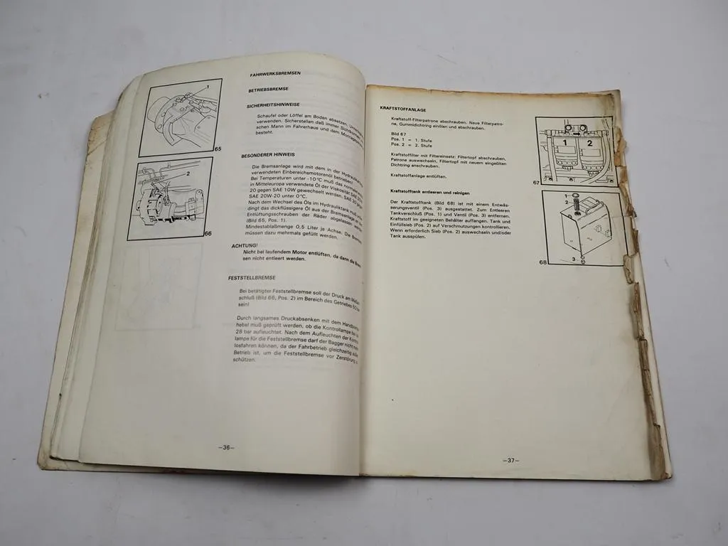 Liebherr A900 B Hydraulikbagger Betriebsanleitung Bedienungsanleitung Wartung