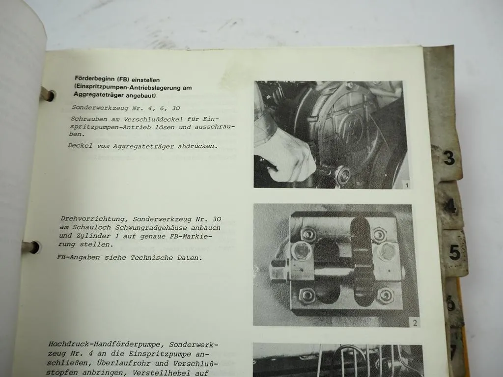 Liebherr D904 914 924 / 906 916 926 Motor Werkstatthandbuch Reparaturanleitung