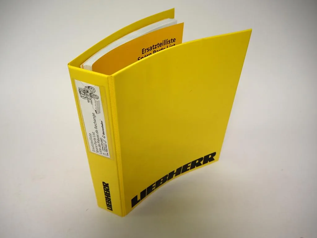 Liebherr L507 Stereolader Ersatzteilliste 1999 Typ 427 ab 2501 Spare Parts List