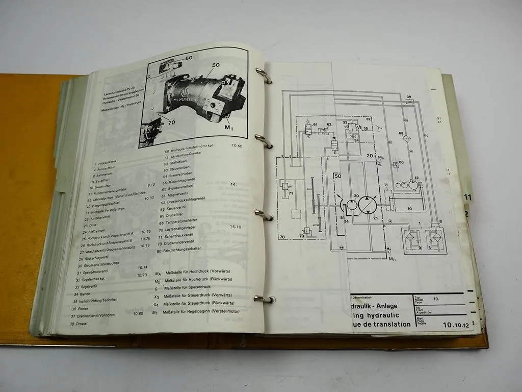 Liebherr L511 521 531 541 Radlader Technisches Handbuch Werkstatthandbuch Reparatur