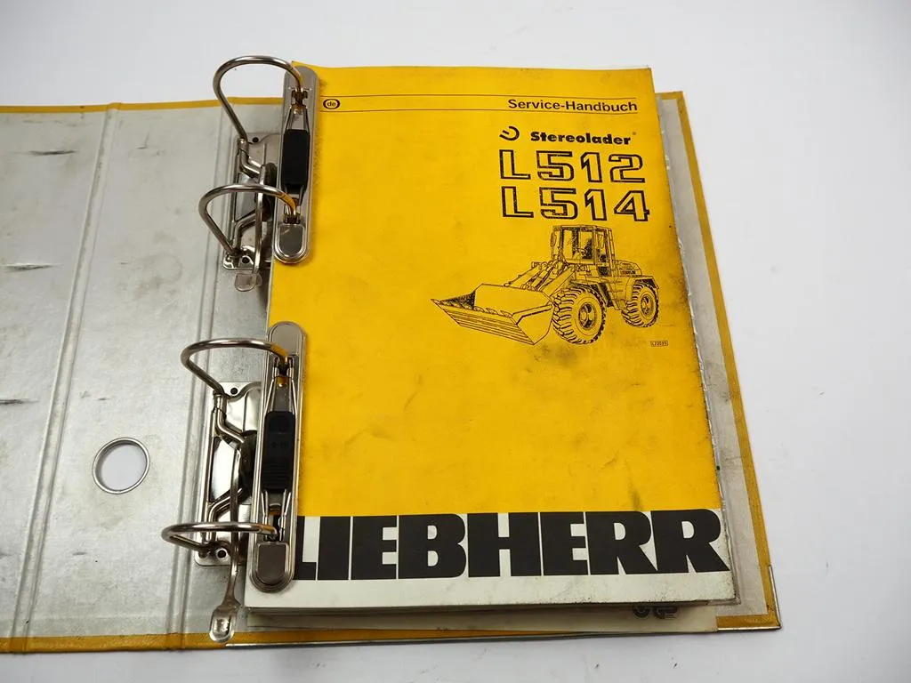 Liebherr L512 L514 Stereolader Service Handbuch Werkstatthandbuch Technische Beschreibung