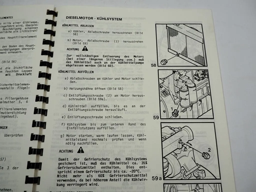 Liebherr L531 541 Radlader 279 289 Betriebsanleitung Bedienungsanleitung Wartung