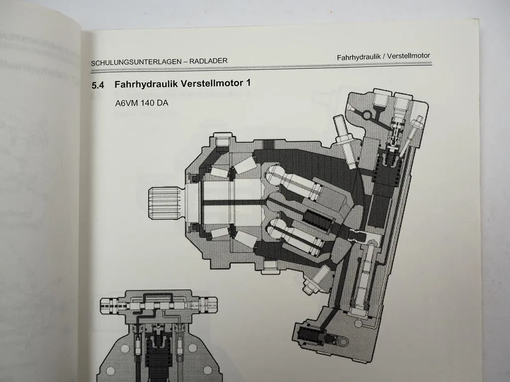 Liebherr L534 L538 Radlader Schulungshandbuch Hydraulik 2000