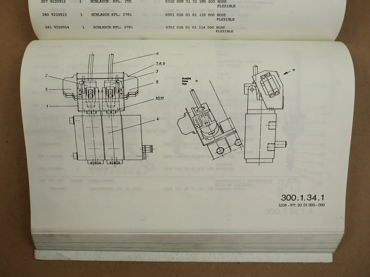 Liebherr LI 1012 Kran Ersatzteilliste Spare Parts List