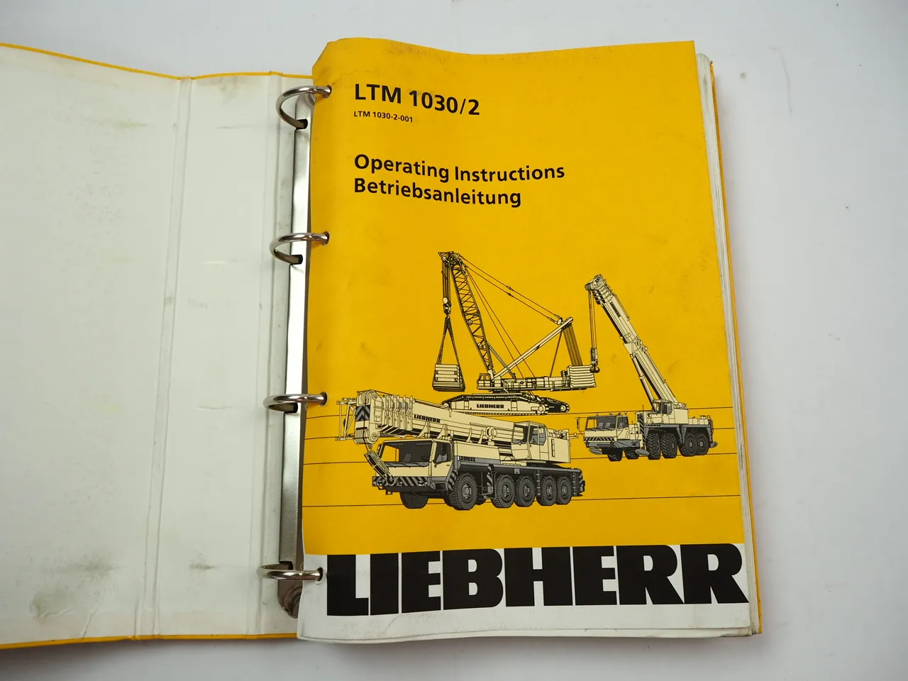 Liebherr LTM 1030-2 Mobilkran Operating Instruction Maintenance 2000