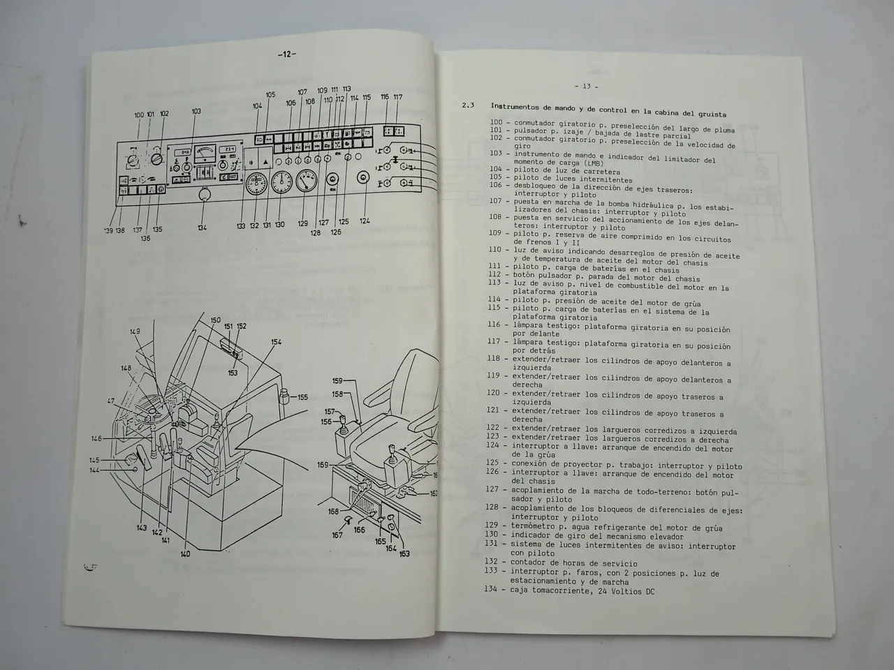 Liebherr LTM 1060 Mobilkran Betriebsanleitung Ersatzteilliste 1986
