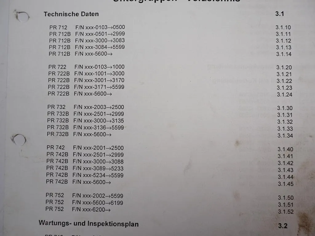 Liebherr PR712 722 732 742 752 Serie2 Litronic Service Handbuch Werkstatthandbuch