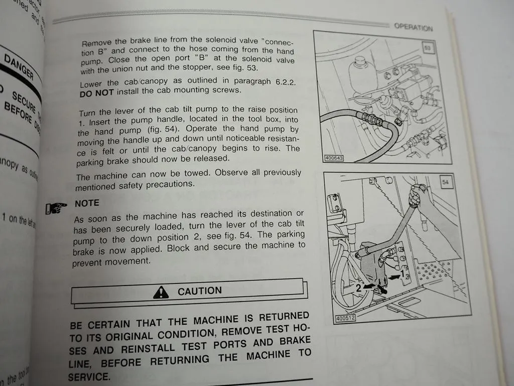 Liebherr PR712 BM mod 349 Litronic Operating Maintenance Manual Spare Parts List
