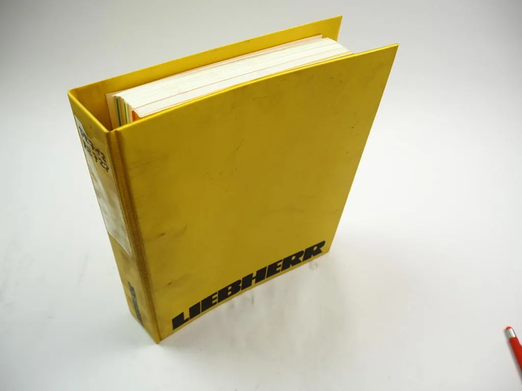 Liebherr PR712 BM mod 349 Litronic Operating Maintenance Manual Spare Parts List