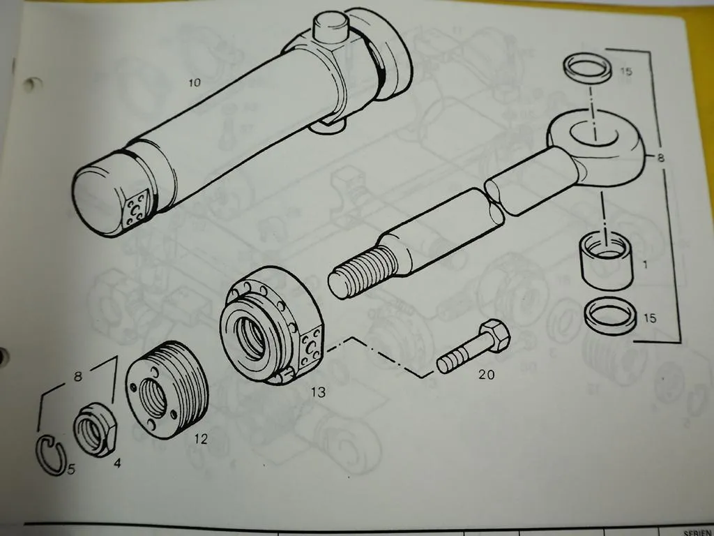 Liebherr PR732 BL Litronic Typ 412 Planierraupe Ersatzteilliste Spare Parts List 1995