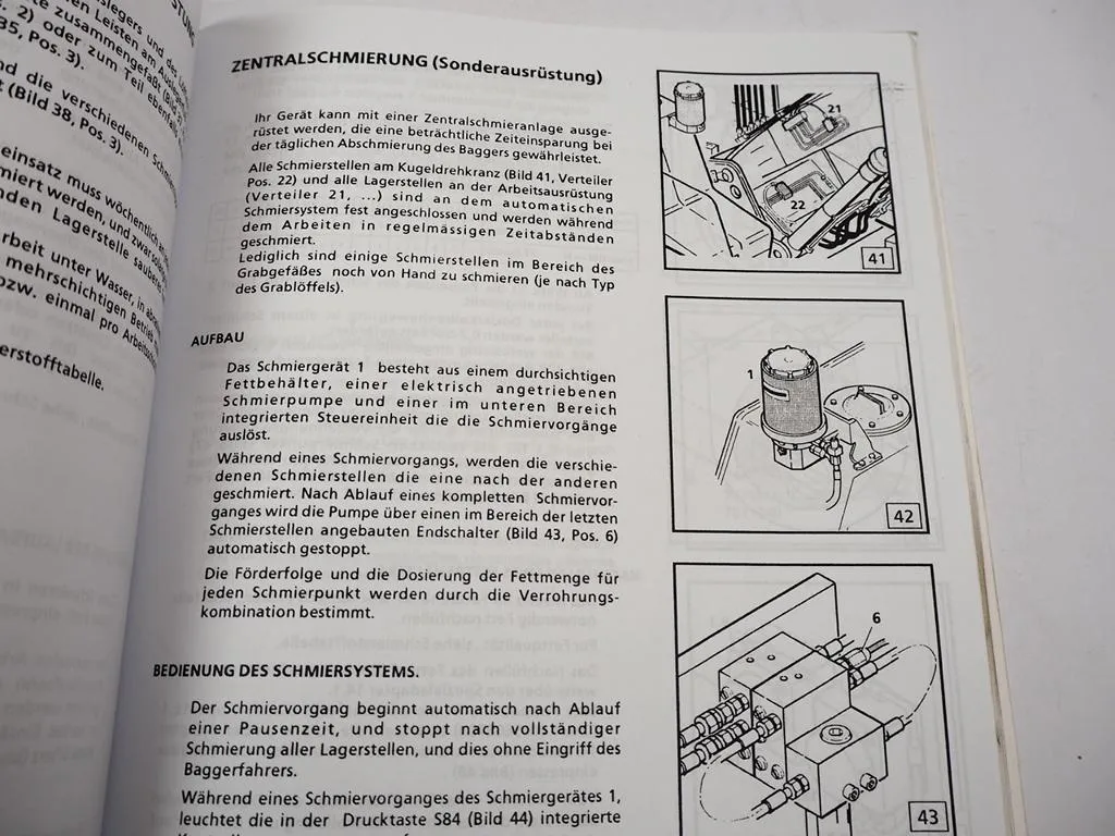 Liebherr R934 B Litronic Bagger Betriebsanleitung Bedienungsanleitung Wartung