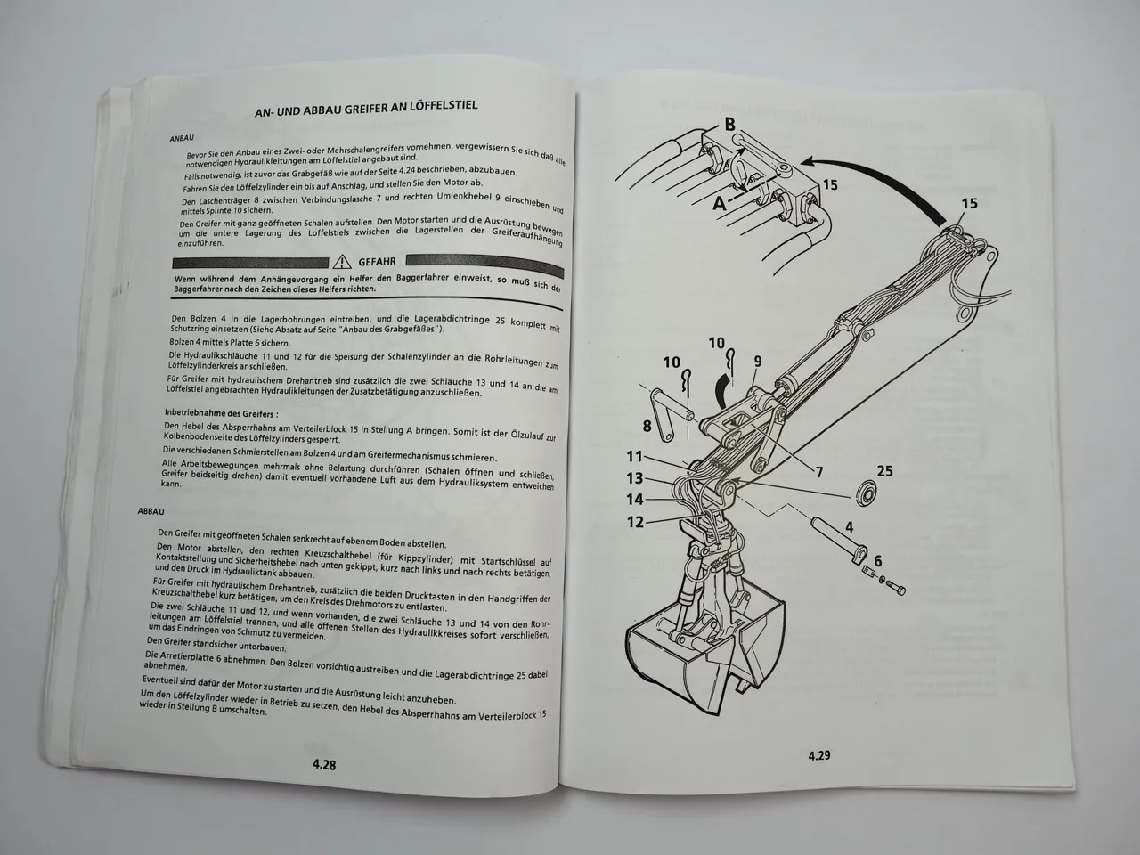 Liebherr R934 B Litronic Tunnel Betriebsanleitung Wartungsanleitung 2004