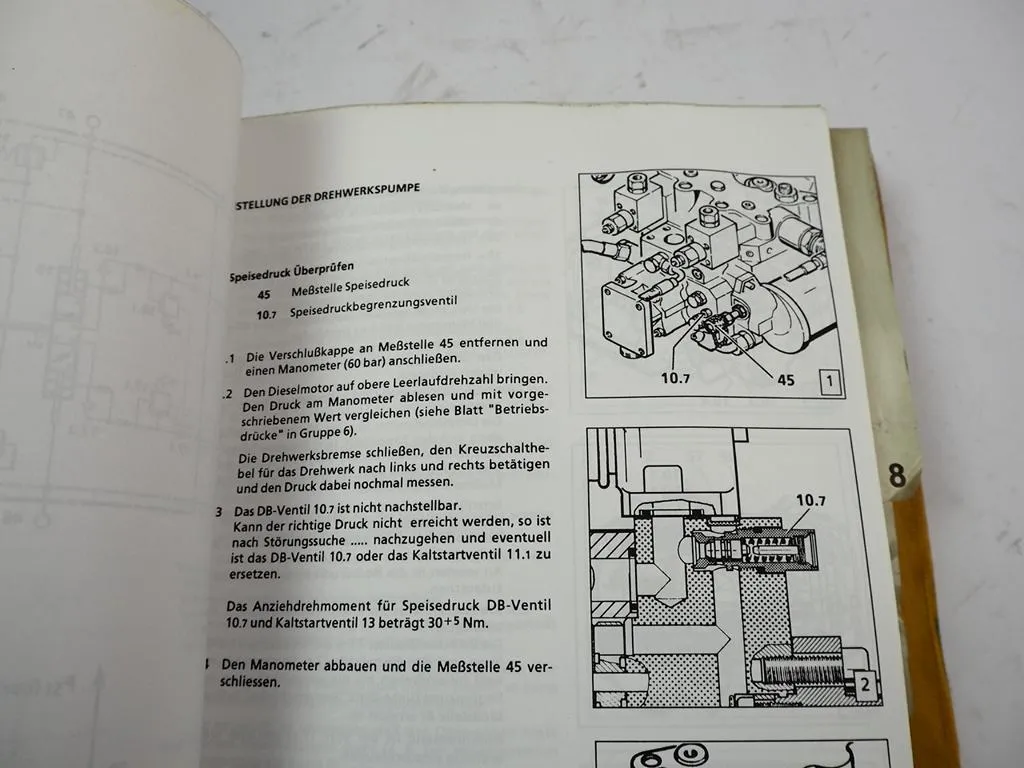 Liebherr R954 R964 R974B R984B Service Handbuch Bagger Werkstatthandbuch Reparaturanleitung