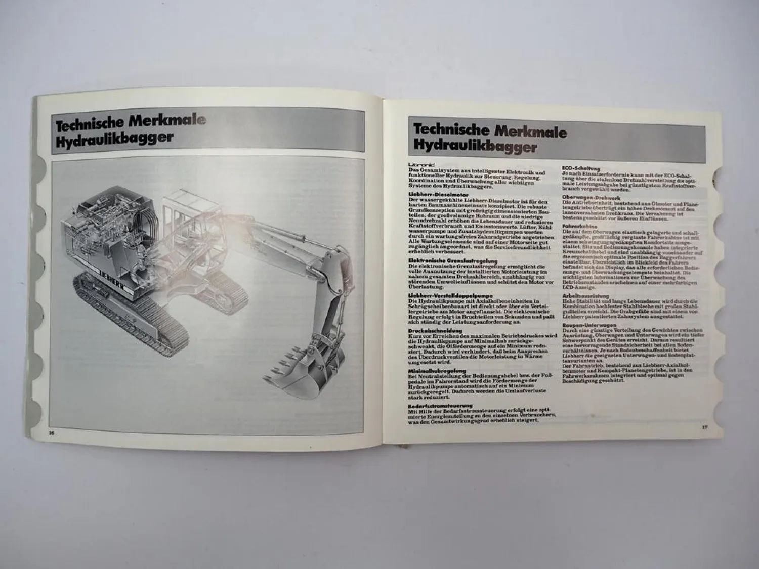 Liebherr Technisches Handbuch Erdbewegung 1995 Bagger Raupen Radlader Rohrleger