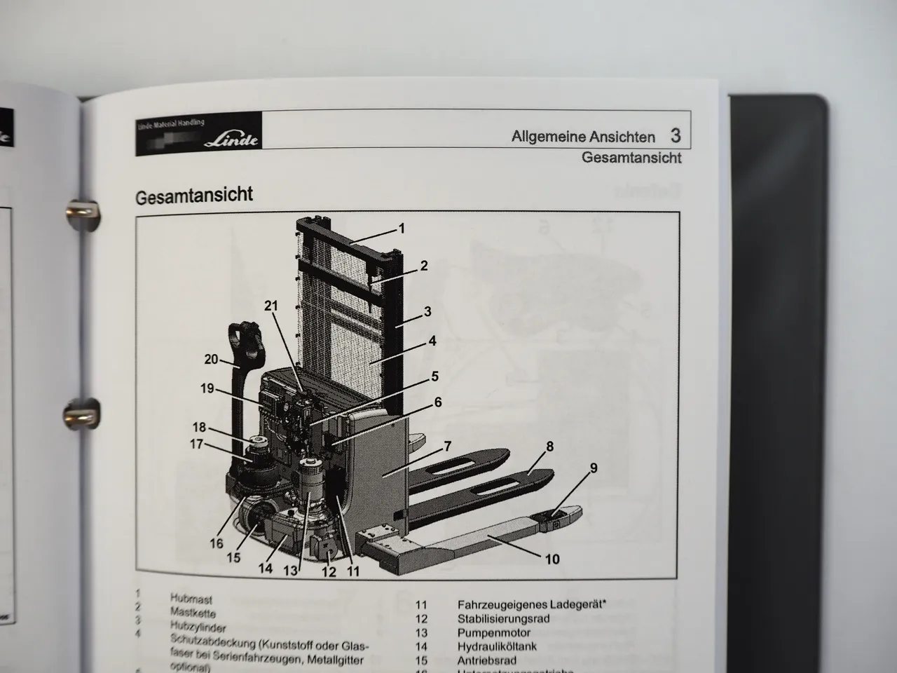Linde L10 L12 AS B L12i Hochhubwagen Betriebsanleitung Ersatzteilliste CD 2013