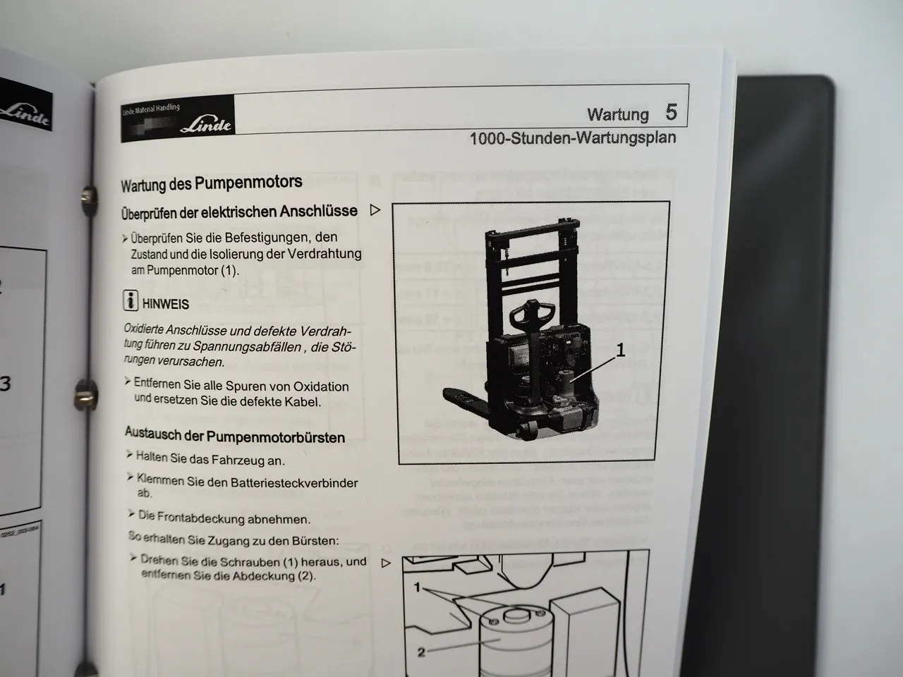 Linde L10 L12 AS B L12i Hochhubwagen Betriebsanleitung Ersatzteilliste CD 2013