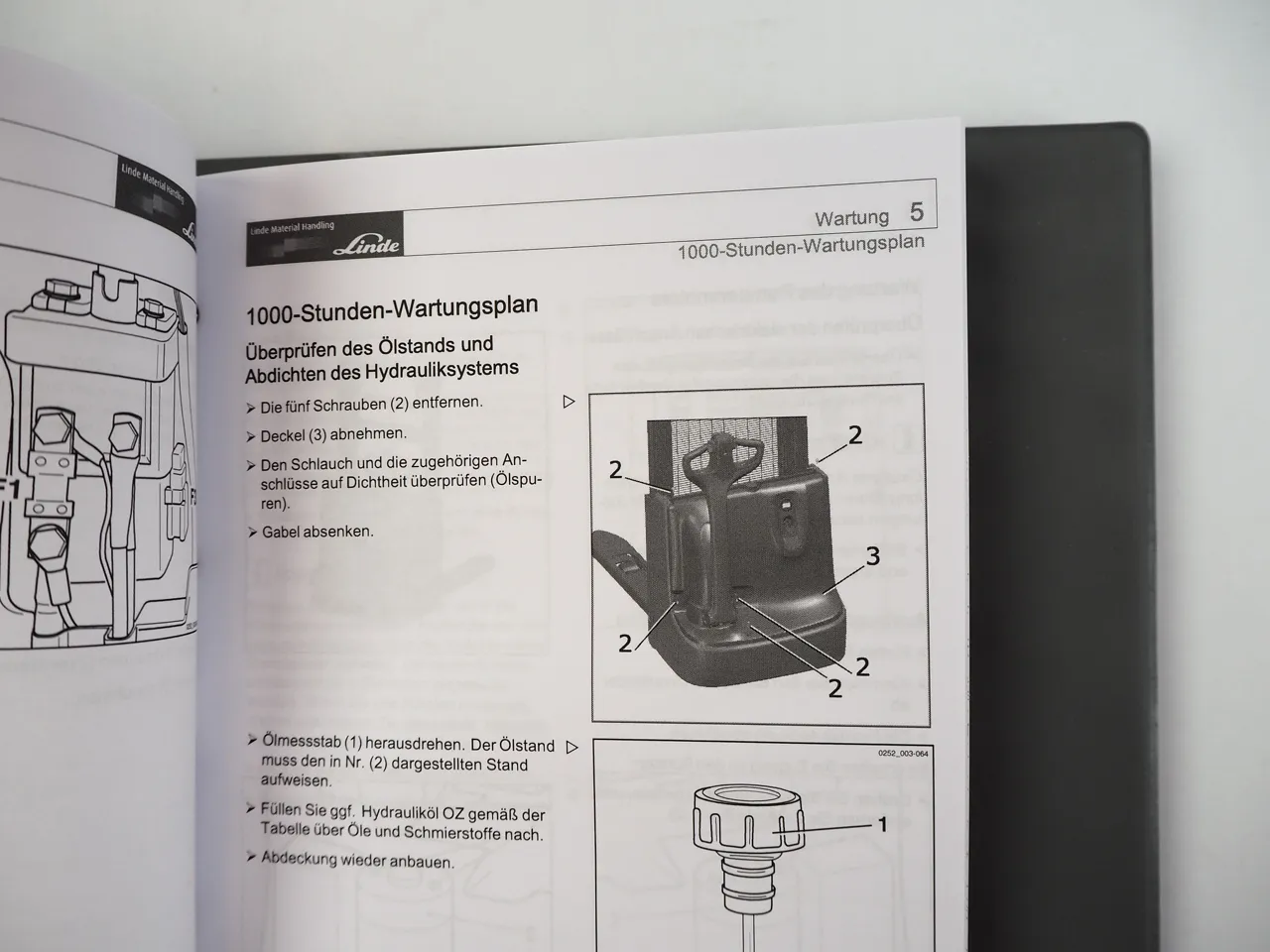 Linde L10 L12 AS B L12i Hochhubwagen Betriebsanleitung Ersatzteilliste CD 2015