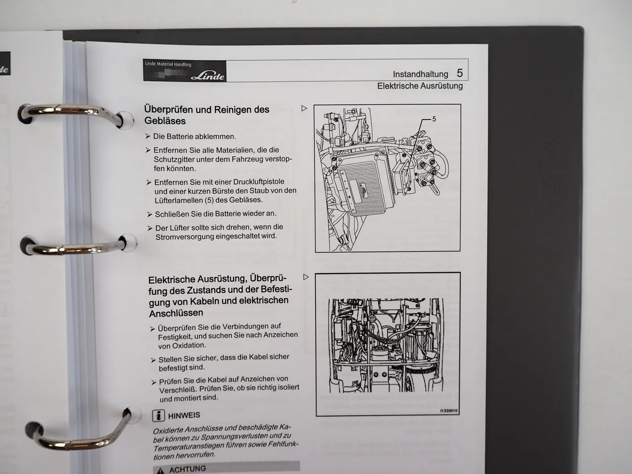 Linde L12 L14 L LHP Gabelstapler Betriebsanleitung Ersatzteilliste CD 2013